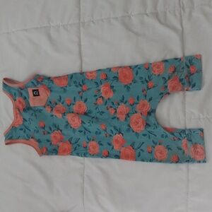 Rags to raches floral romper 18-24m